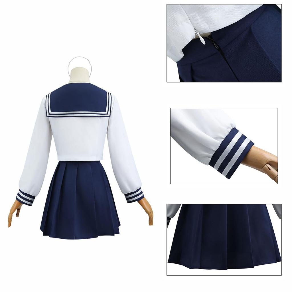 Noko Kanoko Косплей с париком Torako Toraji Nekoyama Taneko Матросский костюм Униформа Подарок День рождения Праздничный Школьный Фестиваль Культурный