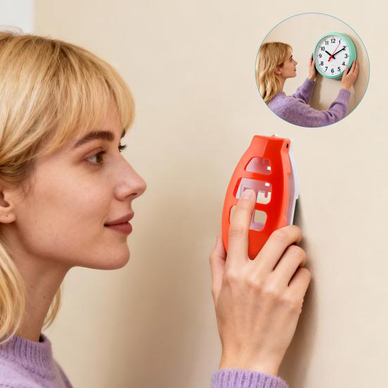 Уровень-линейка Магнитный уровень-линейка с технологией гвоздей-толкателей Система подвески 3-в-1 Рулетка Уровень Инструмент для забивания гвоздей