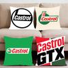 Логотип C-Castrol Чехол-подушка Премиум Комфорт Двусторонний Чехол для Подушки - Дизайн "Два в Одном" для Любой Комнаты и Салона Автомобиля