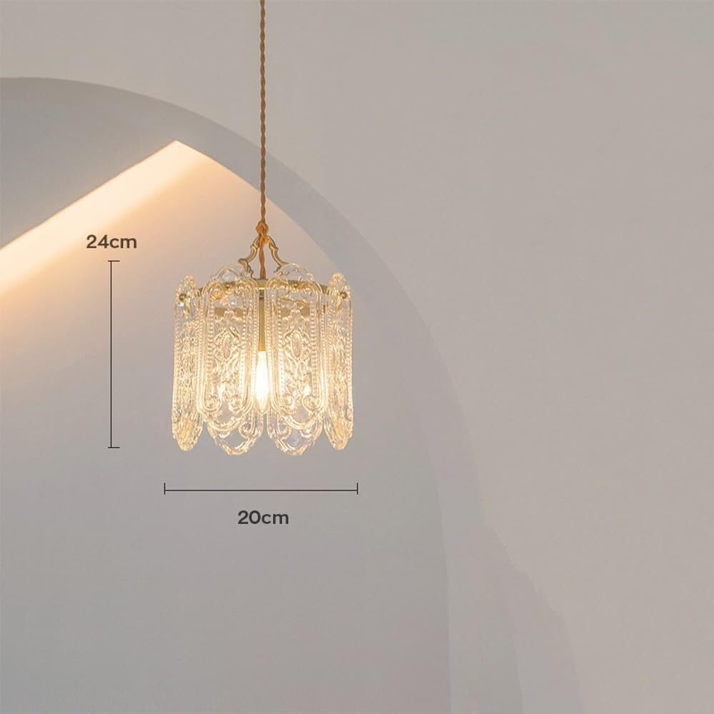 Скандинавский Современный Подвесной Светильник Винтажные Стеклянные Подвесные Светильники Цилиндрический Барабанный Потолочный Подвесной Светильник Люстра во Французском Стиле для Столовой