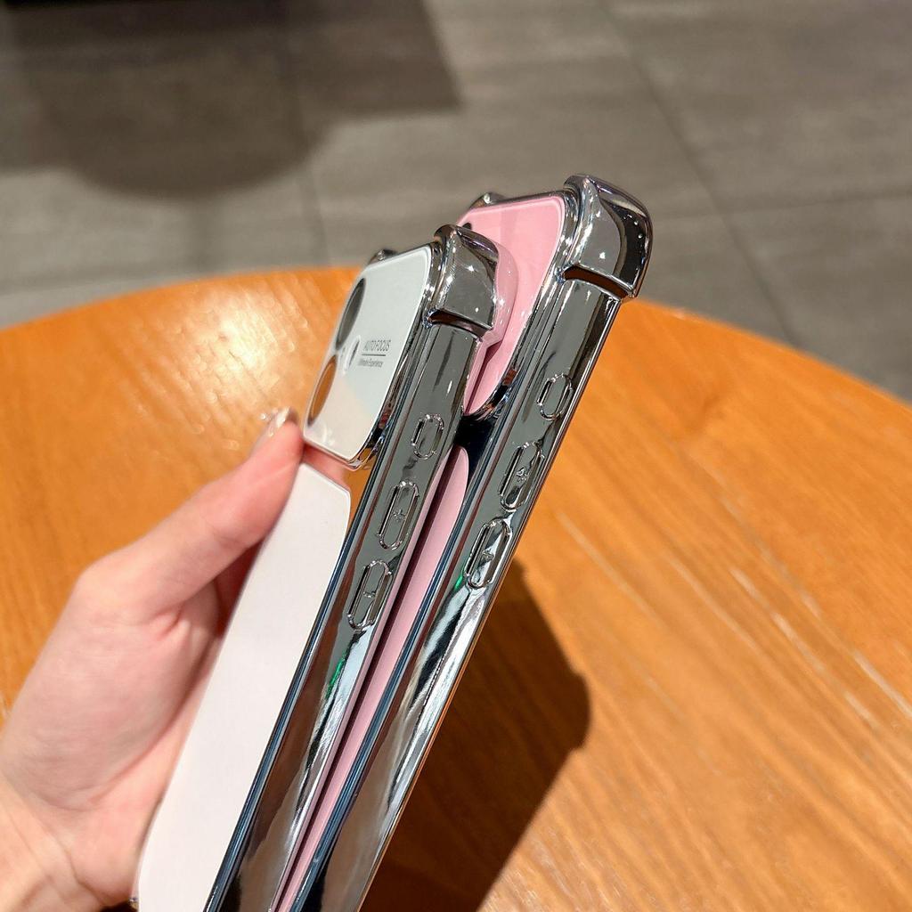Чехол для iPhone 17 Pro Max: Защита от падений по углам, Гальваническое покрытие, Превращает iPhone 16 в 17