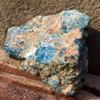 Natural Blue Apatite Loose Gemstone 490.95 ct Uncut Raw Rough for Lapidary and Gem Collections