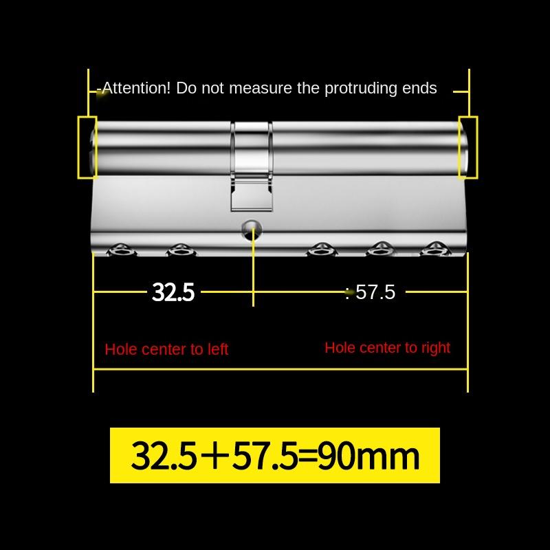 Сердцевина замка Super C-class Anti-Theft Door Household Universal Heartbread Многодорожечная 56-канальная входная дверь с полностью медным лезвием и 8 ключами