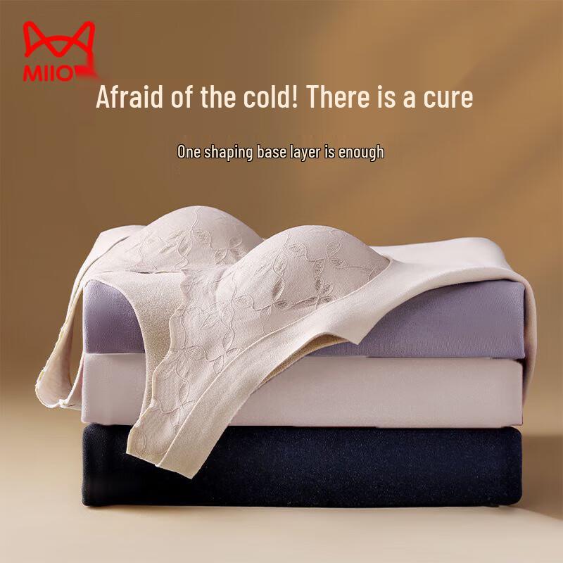 MIIOW Женский терможилет на подкладке из овечьей шерсти с встроенным бюстгальтером