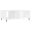  Coffee Table, High Gloss White, 90x50x36.5 Cm