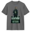 Мужские картонные футболки Alan Wake 2 Одежда из чистого хлопка Летняя эстетичная футболка с коротким рукавом с круглым вырезом Модная футболка
