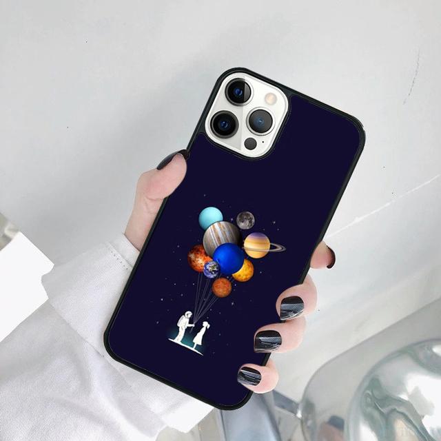 Чехол для телефона 'Космическое пространство' Для iPhone 17 Air 15 Pro MAX 16 Plus 14 12 11 13 coque