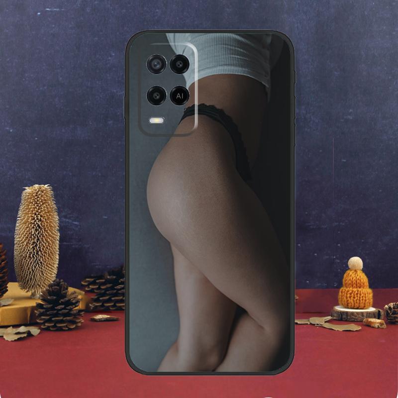 Sexy Girl Ass Bum Case For OPPO A54 A74 A94 A98 A78 A79 A16 A76 A96 A5 A9 A17 A77 A15 A52 A72 A53 A57S Cover
