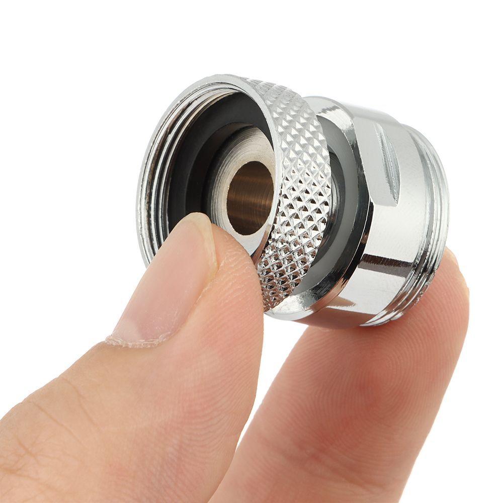 1Pc Swivel Aerator Adapter 360 Degree Adjustable Faucet Adapter Water Purifier Accessories Anti-Slip Garden Hose Connection 22mm