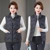Новая хлопковая одежда с пухом женская легкая короткая свободная утолщенная большого размера универсальный жилет женская куртка