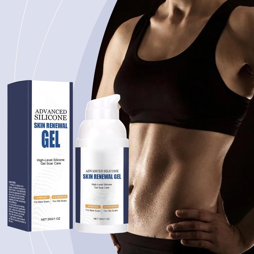 Улучшенный силиконовый гель для кожи, нежное увлажнение и осветление растяжек, осветление тонких линий и удаление геля для разглаживания кожи, 30 г