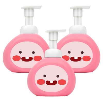 Secomma Антибактериальное пенное мыло для рук Little Apeach с цитрусовым ароматом, 500 мл, 3 шт.
