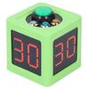 4-Sided Cube Timer, HD Display Digital Shot Timer with Second Countdown, Stopwatch, Preset Timer, and Sound Alarm for Private Poker, Chess, and Casino
