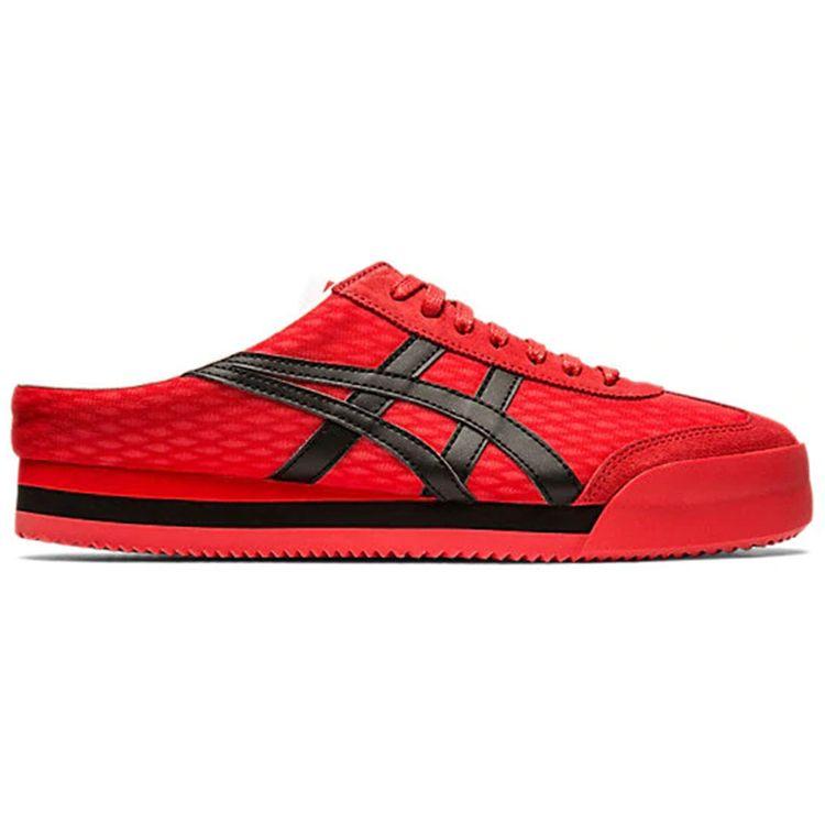 ONITSUKA TIGER California 78 Сабо Удобные Дышащие Прочные Низкие Повседневная обувь Унисекс кроссовки Красный Черный 1183A640-606