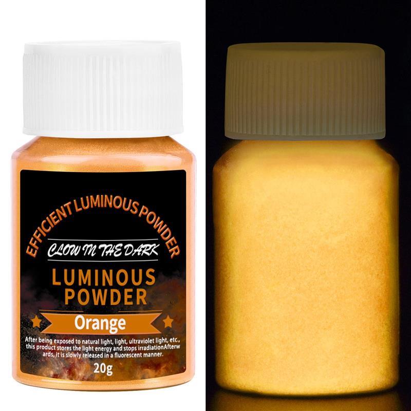 Светящийся порошок пигмента Яркий люминесцентный порошок Светящийся в темноте фосфорный светящийся порошок пигмент смоляной наполнитель