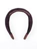 SAIMI JEON SAIMI SIGNITURE CORDUROY HAIR BAND Burgundy