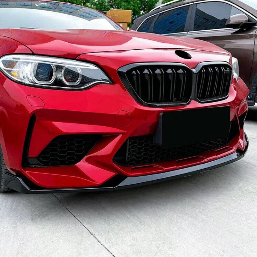 Car Front Bumper Splitter Lip For BMW F87 M2 CS Coupe 2016-2021 Diffuser Spoiler Lip Bumper Guard protector