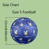Size 5 Soccer Ball - Outdoor Sport Football with Sonic Pattern, Ideal Gift for Birthdays, Christmas, Father's Day, Graduation