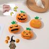 Large Pumpkin Ghost Face Shape Halloween Cat Toy with Bite Resistant Teeth Grinding New Cat Toy