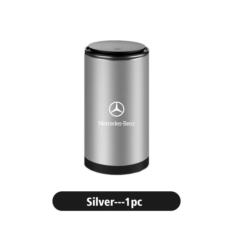 Car Trash Can Storage Box Alloy Organizer Vehicle Garbage Bin For Benz AMG A C E S G Class W201 W210 W108 W204 W205 W203