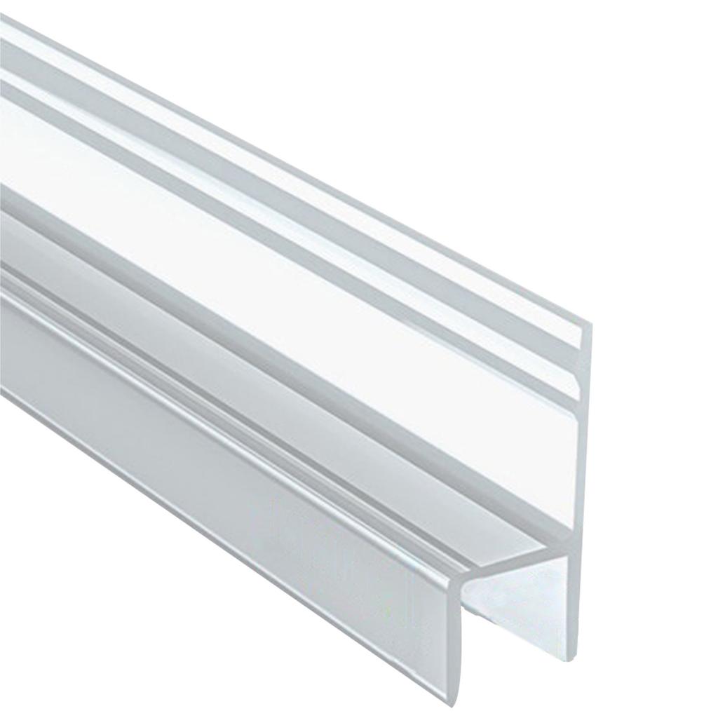 H-образные уплотнительные полосы для стеклянной двери ванной комнаты, водонепроницаемые, изготовлены из прочного силикона для предотвращения протечек и легкой установки.