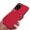 Чехол для Huawei Nova 14 Pro, Грубый Клетчатый Рисунок, Магнитный, Мягкий Силикон, Кожа, Задняя Крышка для Huawei Nova14 Pro