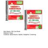 Christmas Gift Card Book Colorful Spiral Bound Merry Christmas Card Book 30 Pages Hardcover Keepsake Gift Card Holder Xmas Gifts