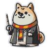 Wikineon shiba inu patch magician patch Для глажки и шитья | Стильный дизайн для взрослых Вышитые нашивки для курток, парок и джинсов