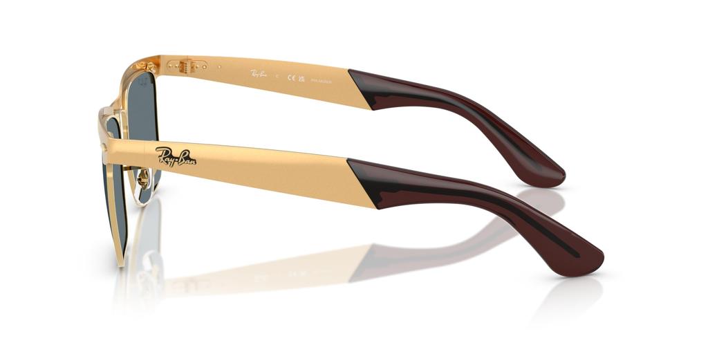 Солнцезащитные очки 0RB3875 WAYFARER DELUXE ПЕСКОСТРУЙНАЯ НОЖКА LEGEND GOLD ТЕМНО-СИНИЙ ПОЛЯР 92763R56 Поляризационные [Ray-Ban]