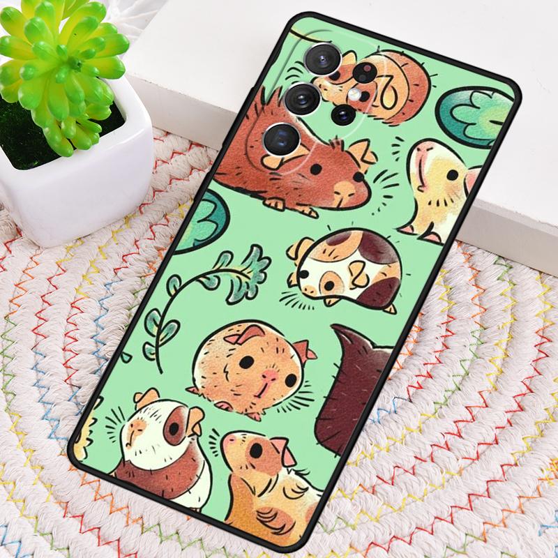 Морская свинка Хомяк Коллаж Силиконовый Чехол для Телефона Для Samsung Galaxy note 10 pro S26 S25 S24 S23 S22 S21 Plus S25Ultra Capa Чехол