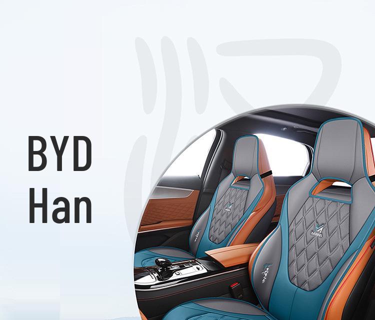 BYD Han Non-Slip Saddle Pad Seat Cushion for All Seasons - Five-Seat Electric Car Interior