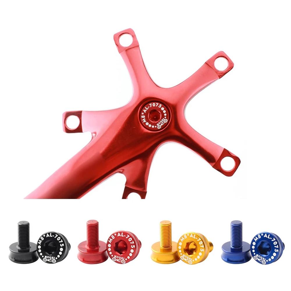 Sealed Aluminum Zinc Zinc Alloy M8 Crankset Screw Bottom Bracket Bolts Crank Screws Bottom Bracket Screw