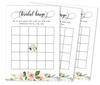 Inkdotpot 50A Floral Brunch & BubblyA BingoA GameA CardsA For Bridal Wedding Shower Bachelorette Party Bulk Blank Square Fill In Gift