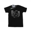 Marvel Mens Avengers Endgame Panel Logo T-Shirt
