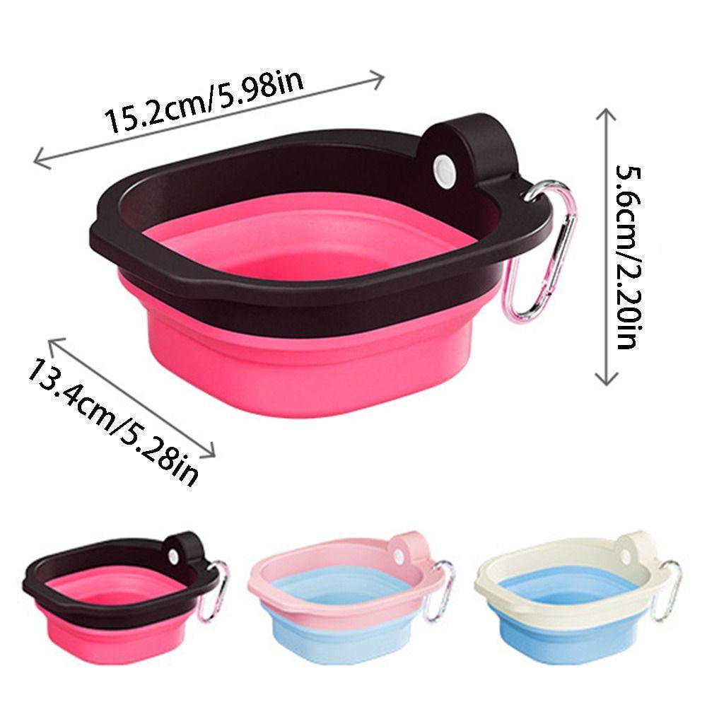 Food Grade Collapsible Dog Water Bowl Lightweight Puppy Food Container Pet Travel Feeder  Outdoor