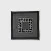 L’H.A.S SIGNATURE SYMBOL SILK SCARF SMALL_black