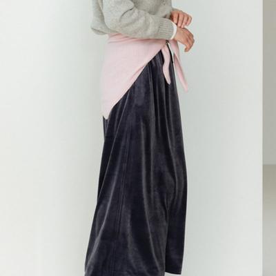 THE RYE Triangle Wool Scarf(Light Pink)