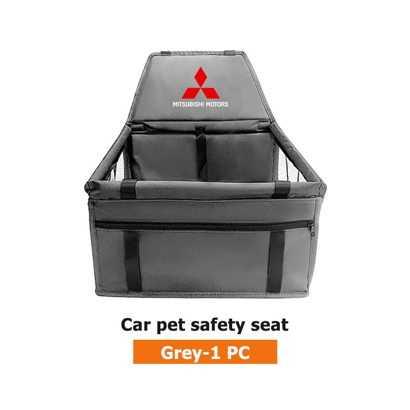For Mitsubishi Car Seat Cover Foldable Hammock Pet Harness Bag Basket Stable Travel Safety Auto Seat Outlander Pajero Sport