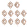 Bling Rhinestone Pearl Flat back Buttons Embellishment Wedding DIY Jewellery