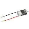 550 Brush Motor 20000 RPM Large Torsion Two Way Bearing Silver 15T Brush Motor for 1/10 Climbing Car