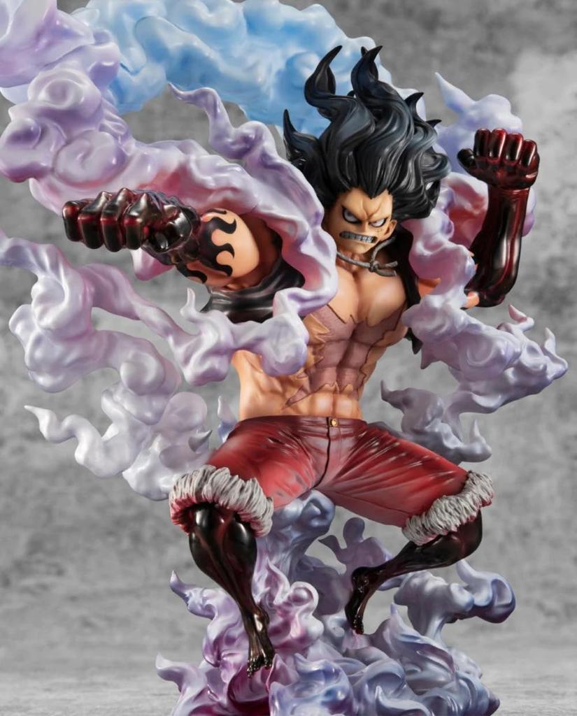 MegaHouse One Piece Monkey Luffy Gear 4 Snakeman окрашенная полная фигура Портрет Пиратов SA-MAXIMUM D. АБС и ПВХ