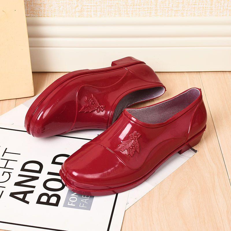Женские непромокаемые резиновые ботинки до щиколотки, женские рабочие садовые галоши, удобная обувь для воды, Botas De Agua Mujer Lluvia