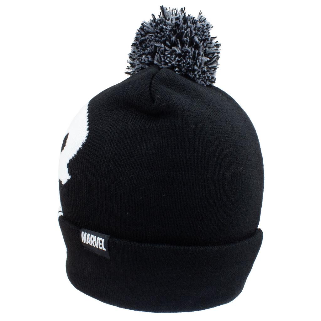 The Punisher Pom Pom Skull Beanie