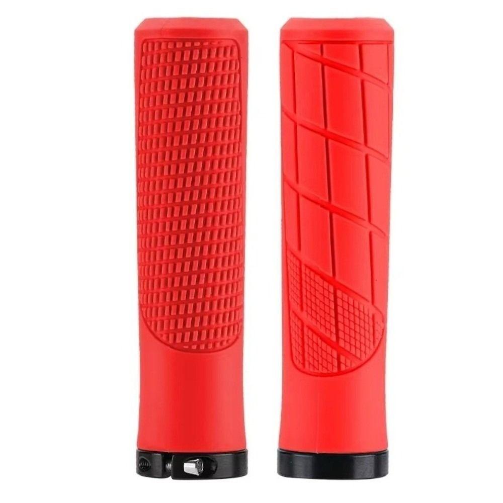 Shockproof Mountain Bike Grip Rubber Non-slip Bike Handle Grip Bicycle Handlebar Grip  Folding Bike