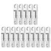 15PCS 360° Fishing Swivels Stainless Steel Swivel Connectors Bearing Swivels  Fishing Accessories