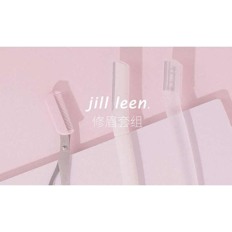 JILL LEEN - Набор из 3 штук: Ножницы и бритва для бровей