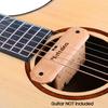 Guitar Pickup Multifunctional Rechargeable BT Connection Acoustic Guitar Soundhole Pickup with Reverberation and Delay