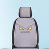 Мультяшная теплая льняная подушка на сиденье автомобиля - Универсальная нескользящая чехол-полуобложка для всех сезонов