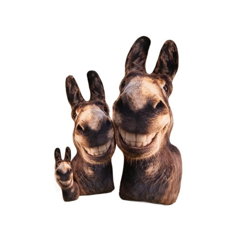 Ugly Cute Plush Toy Upright Ears Stuffed Animal Cute Plush Doll Office Desk