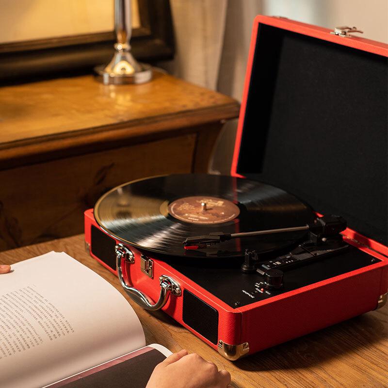 Spot Portable Multi-Function Retro Bluetooth Vinyl Record Player